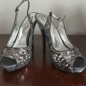 Fancy sequin shoes